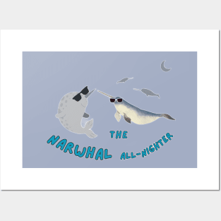 The Narwhal All-Nighter(c) By Abby Anime Posters and Art